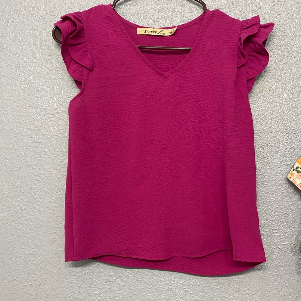 Magenta Blouse